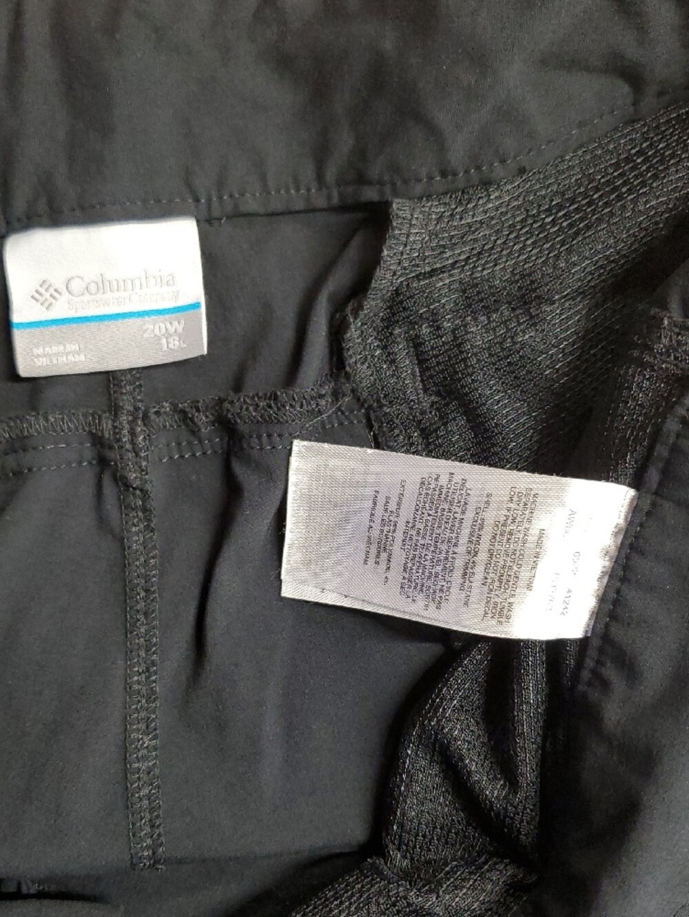 Women's Black Bermuda Shorts with Adjustable Hem #187 - Picture 6 of 8